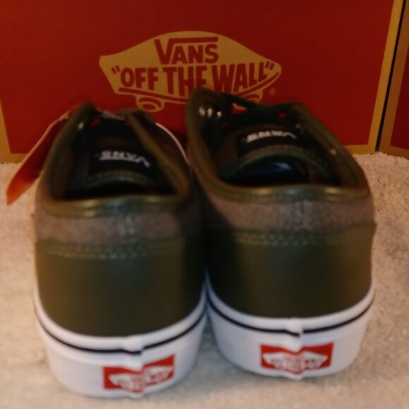 Vans Men's 7/Women's 8.5 Atwood Grape Leaf Denim/Leather - Picture 4 of 11